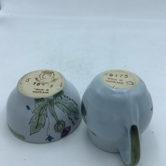 Vintage Buchan Portabello Scotland Thistleware Stoneware Coffee Set - Picture 12 of 15